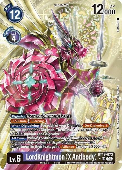 Image for LordKnightmon (X Antibody) (Alternate Art) (BT19-073 SR) (Release Special Booster 2.0) - Digimon Card Game