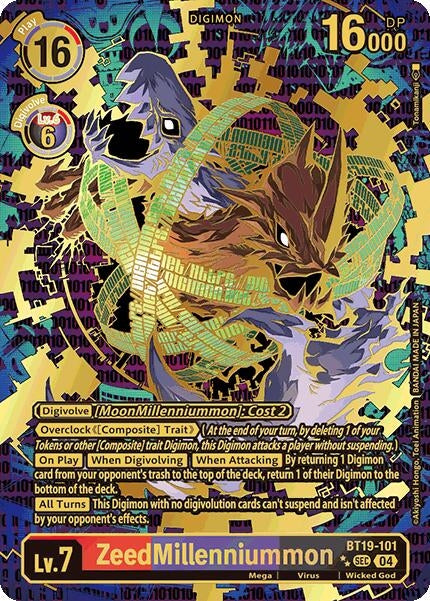 Image for ZeedMillenniummon (Textured) (BT19-101 SEC) (Release Special Booster 2.0) - Digimon Card Game