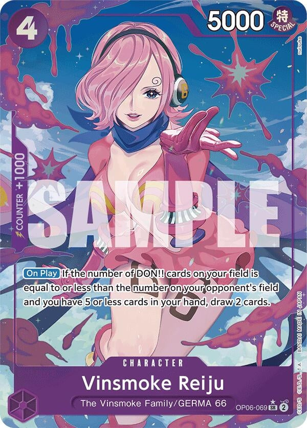 Image for Vinsmoke Reiju (OP06-069) (Alternate Art) (OP06-069) (Premium Booster -The Best-) - One Piece Card Game