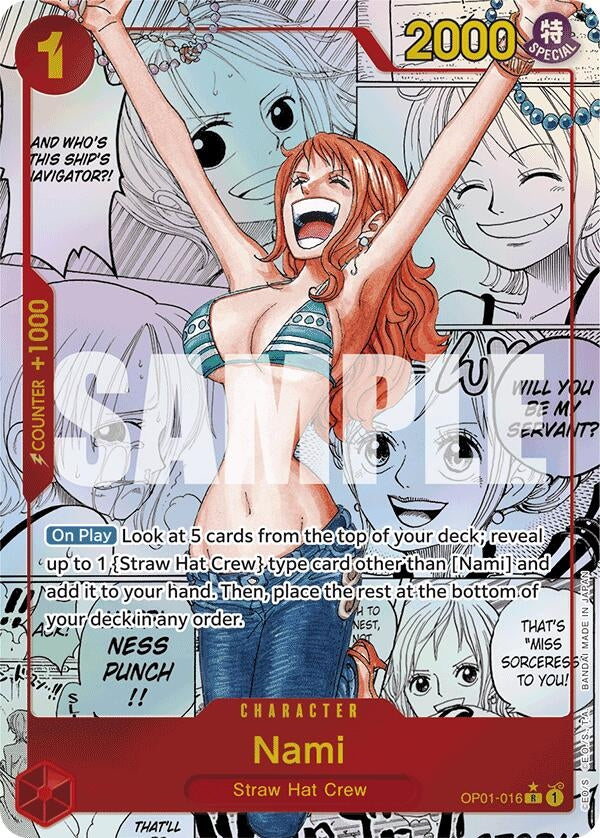 Image for Nami (OP01-016) (Manga) (OP01-016) (Premium Booster -The Best-) - One Piece Card Game