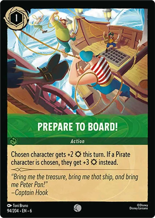 Image for Prepare to Board! (94/204) (Azurite Sea) - Disney Lorcana