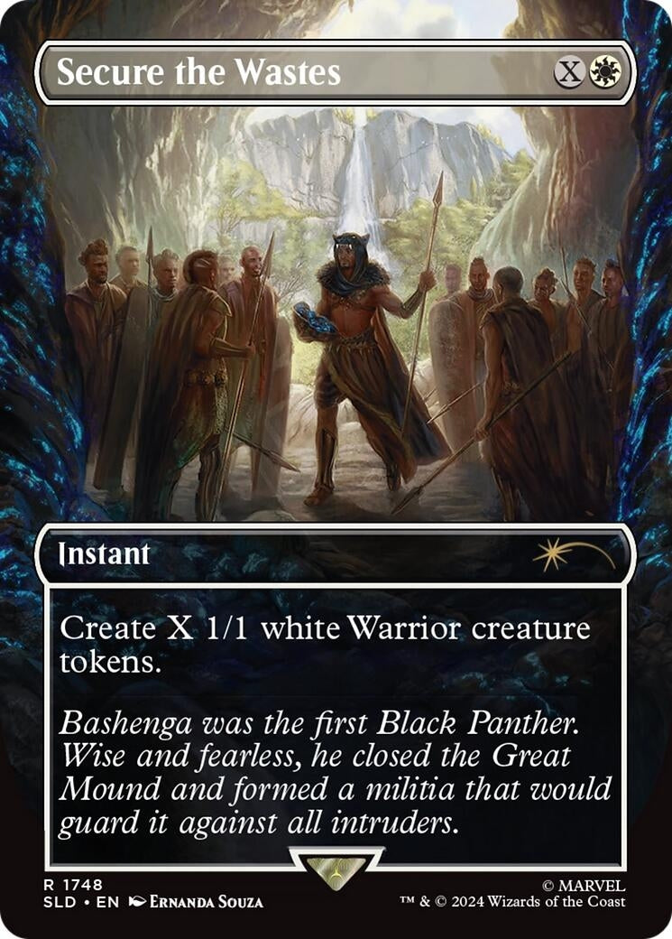 Image for Secure the Wastes (Rainbow Foil) (1748) (Secret Lair Drop Series) - Magic: The Gathering
