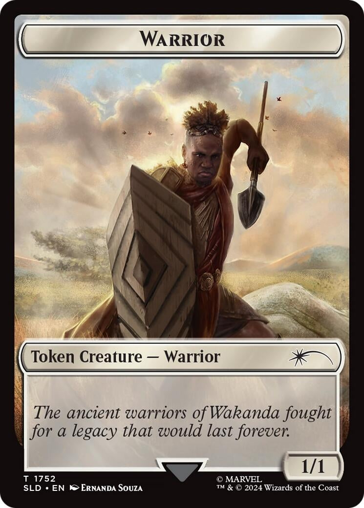 Image for Warrior Token (1752) (Secret Lair Drop Series) - Magic: The Gathering