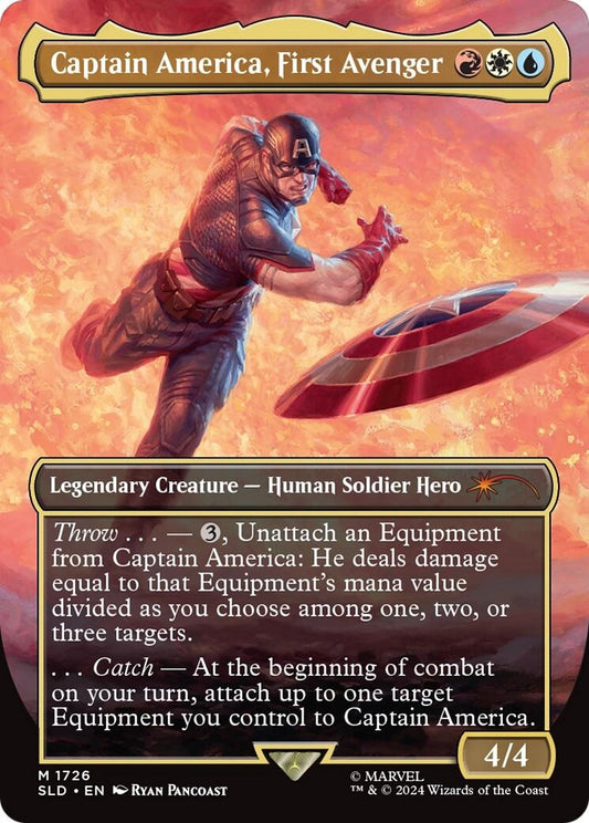 Image for Captain America, First Avenger (1726) (Secret Lair Drop Series) - Magic: The Gathering