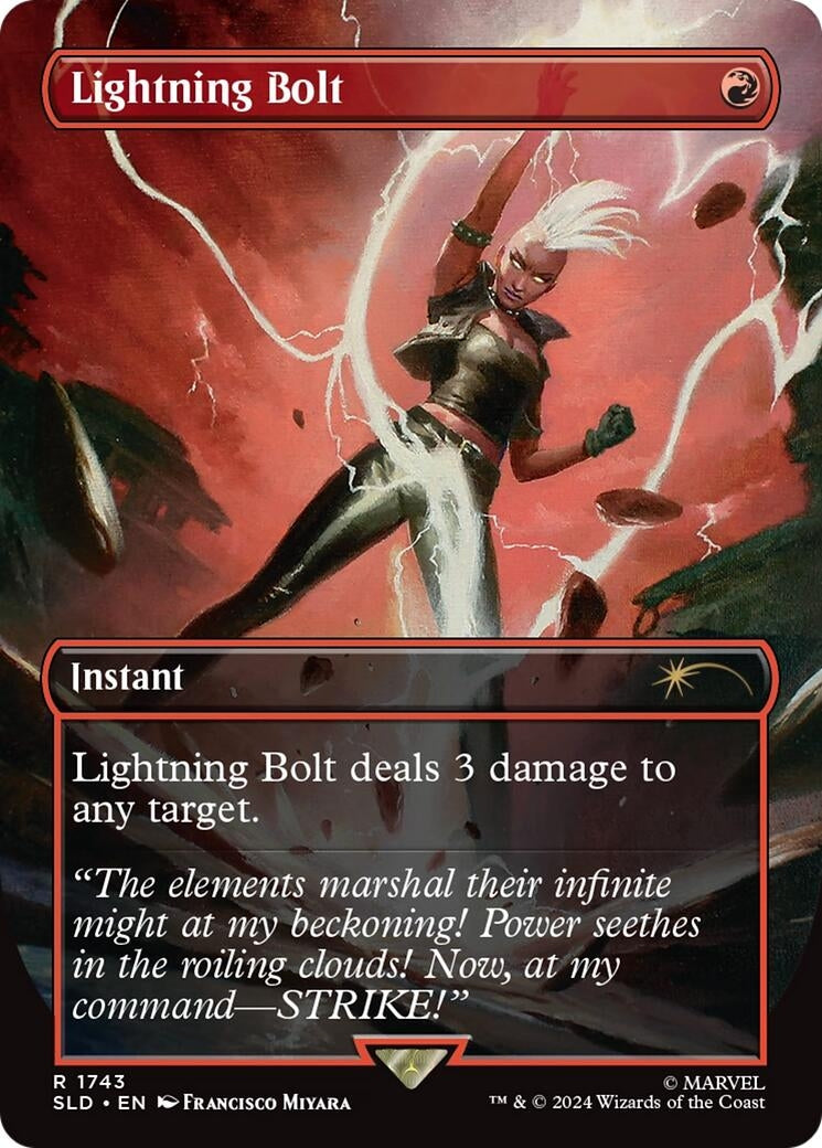 Image for Lightning Bolt (1743) (1743) (Secret Lair Drop Series) - Magic: The Gathering