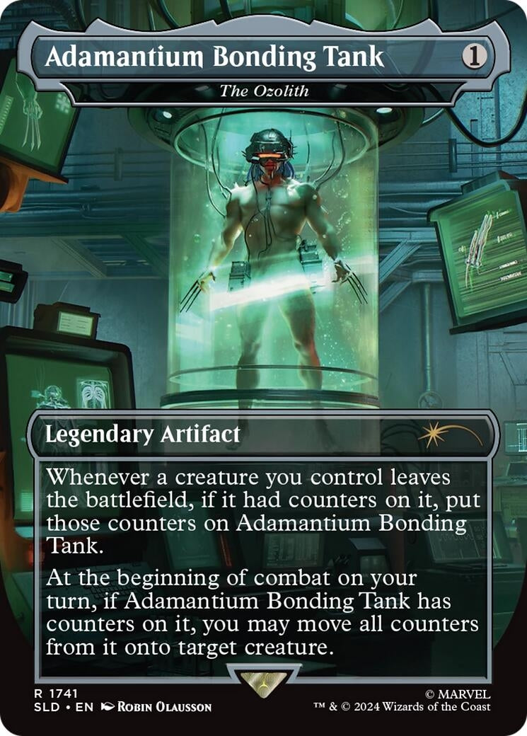 Image for Adamantium Bonding Tank - The Ozolith (1741) (Secret Lair Drop Series) - Magic: The Gathering
