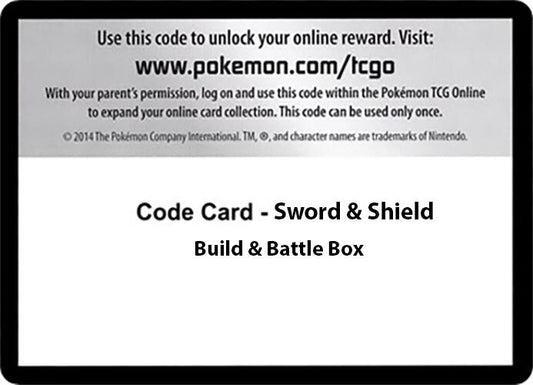 Image for Code Card - Sword & Shield Build & Battle Box (SWSH01: Sword & Shield Base Set) - Pokemon