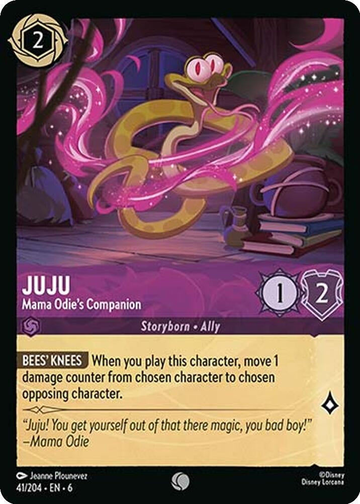 Image for Juju - Mama Odie's Companion (41/204) (Azurite Sea) - Disney Lorcana