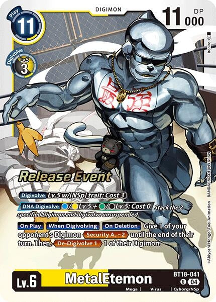 Image for MetalEtemon (BT18-041 U) (Release Special Booster 2.0 Celebration Event Cards) - Digimon Card Game