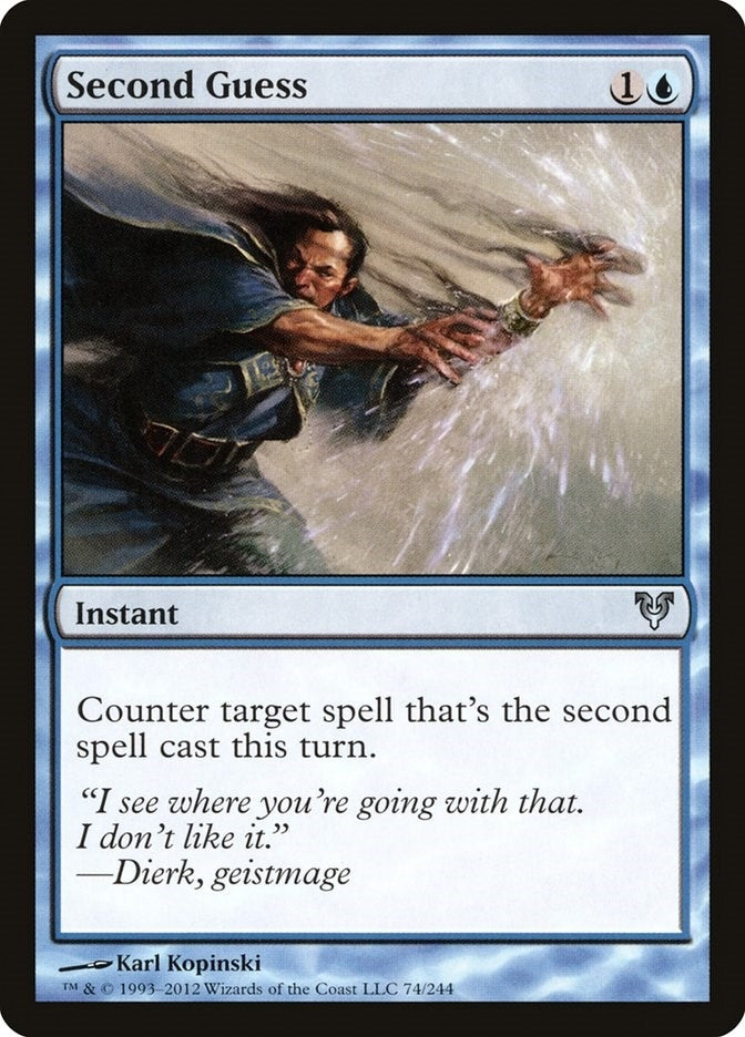 Image for Second Guess (74) (Avacyn Restored) - Magic: The Gathering