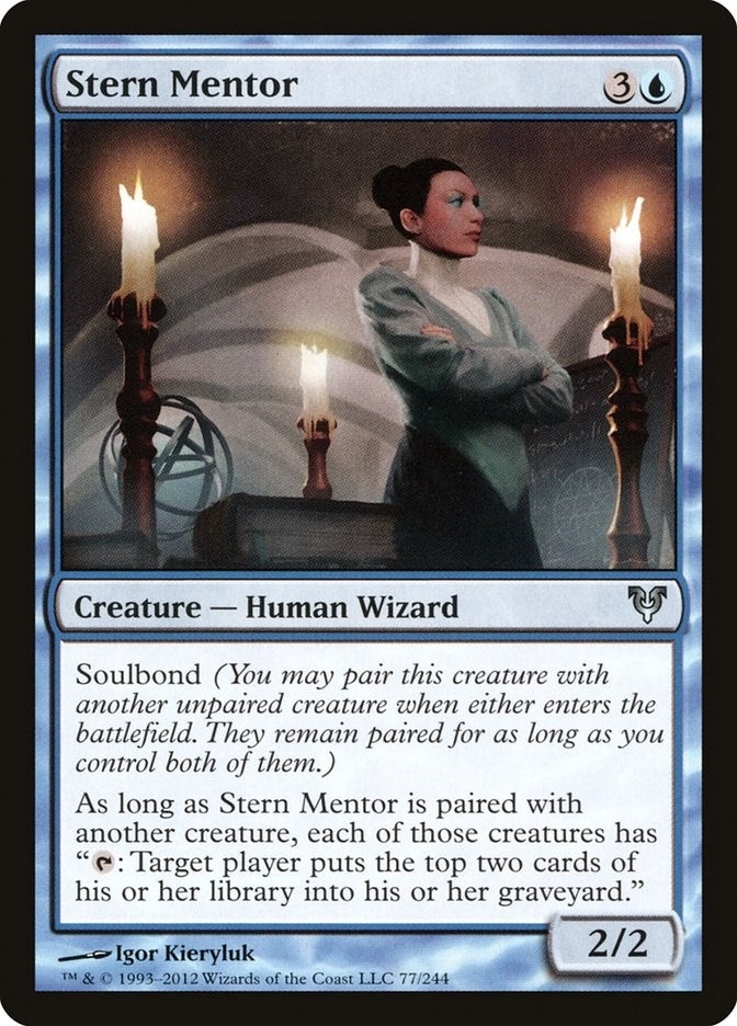 Image for Stern Mentor (77) (Avacyn Restored) - Magic: The Gathering