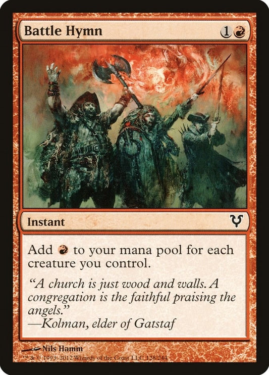 Image for Battle Hymn (128) (Avacyn Restored) - Magic: The Gathering
