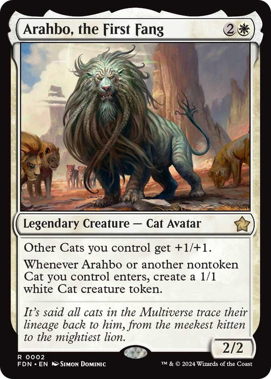 Image for Arahbo, the First Fang (2) (Foundations) - Magic: The Gathering