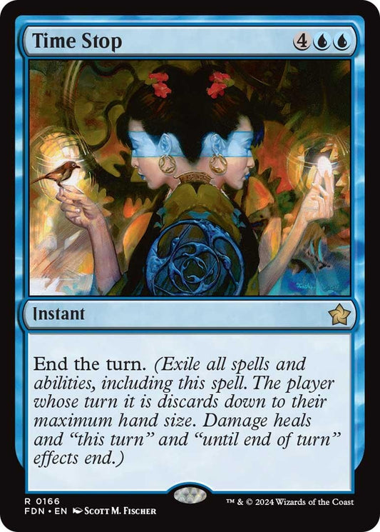 Image for Time Stop (166) (Foundations) - Magic: The Gathering