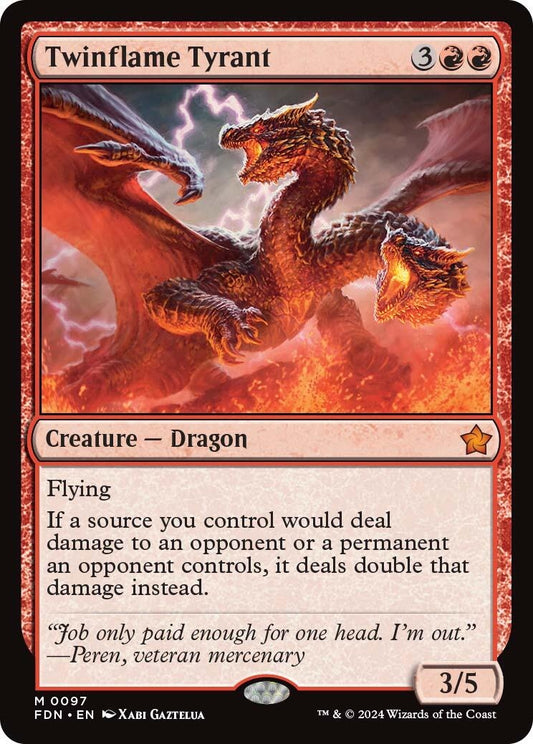 Image for Twinflame Tyrant (97) (Foundations) - Magic: The Gathering
