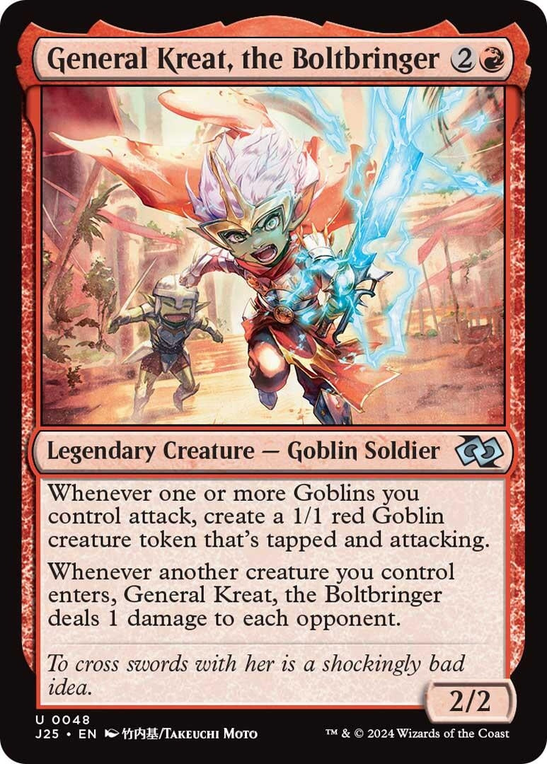 Image for General Kreat, the Boltbringer (Anime) (48) (Foundations Jumpstart) - Magic: The Gathering