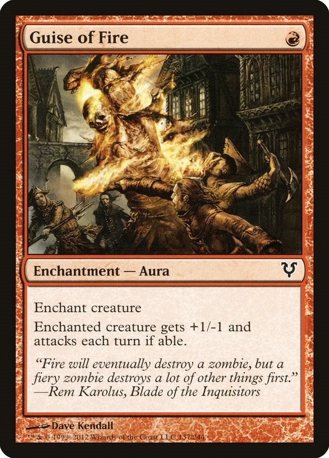 Image for Guise of Fire (137) (Avacyn Restored) - Magic: The Gathering