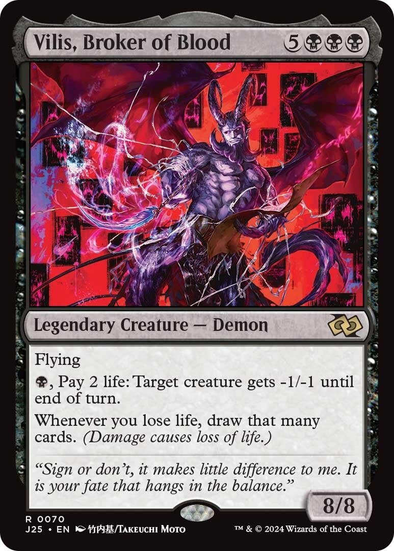 Image for Vilis, Broker of Blood (Anime) (70) (Foundations Jumpstart) - Magic: The Gathering