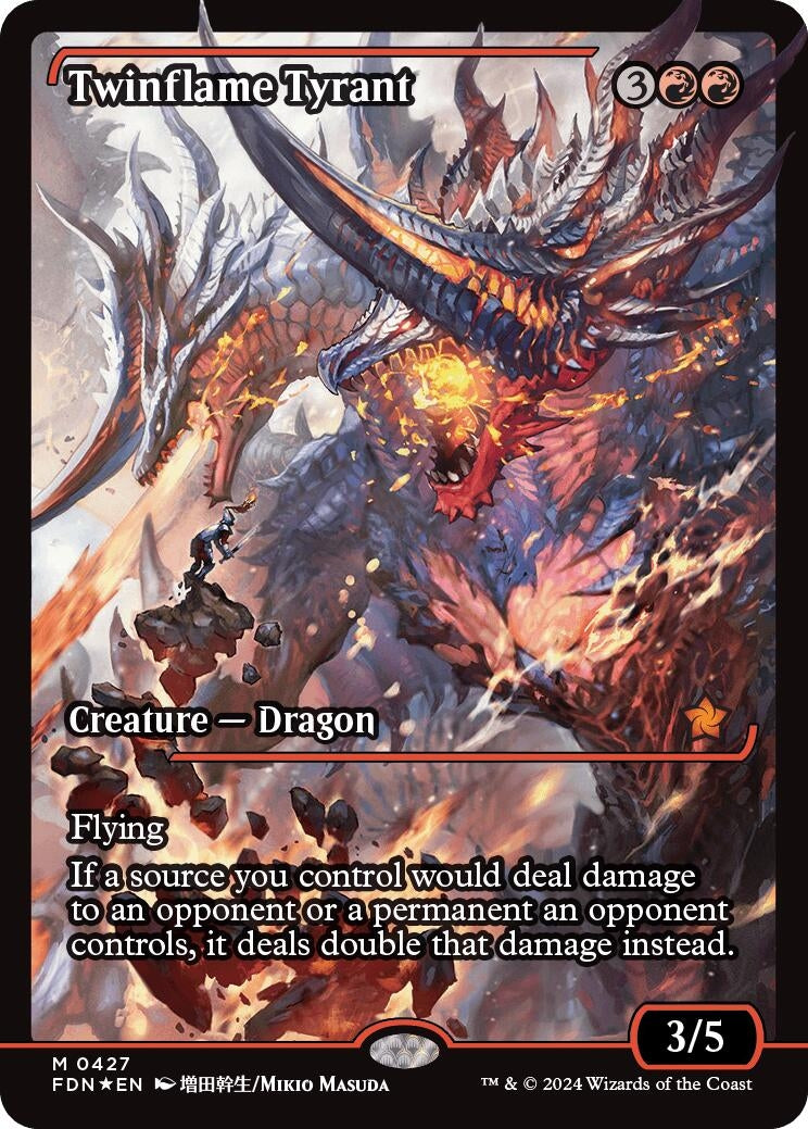 Image for Twinflame Tyrant (Showcase) (427) (Foundations) - Magic: The Gathering