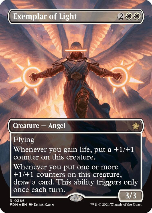 Image for Exemplar of Light (Borderless) (Mana Foil) (366) (Foundations) - Magic: The Gathering