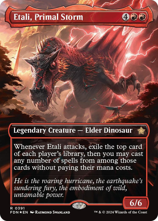 Image for Etali, Primal Storm (Borderless) (Mana Foil) (391) (Foundations) - Magic: The Gathering