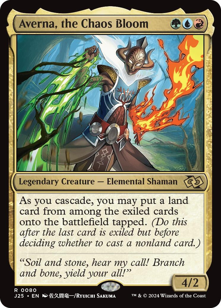 Image for Averna, the Chaos Bloom (Anime) (80) (Commander Legends) - Magic: The Gathering