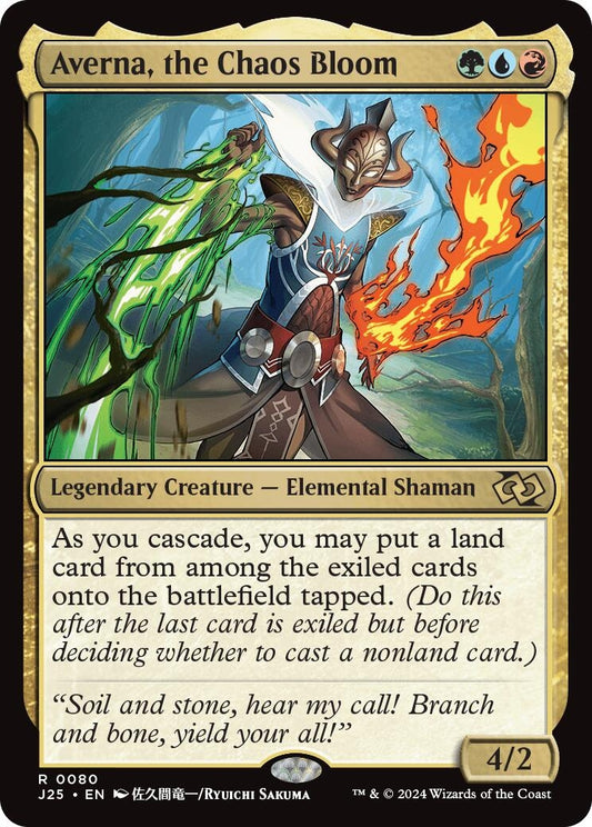 Image for Averna, the Chaos Bloom (Anime) (80) (Foundations Jumpstart) - Magic: The Gathering