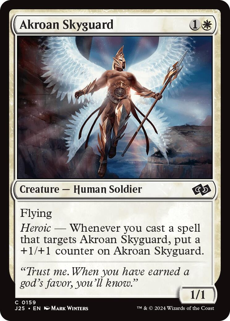 Image for Akroan Skyguard (159) (Foundations Jumpstart) - Magic: The Gathering