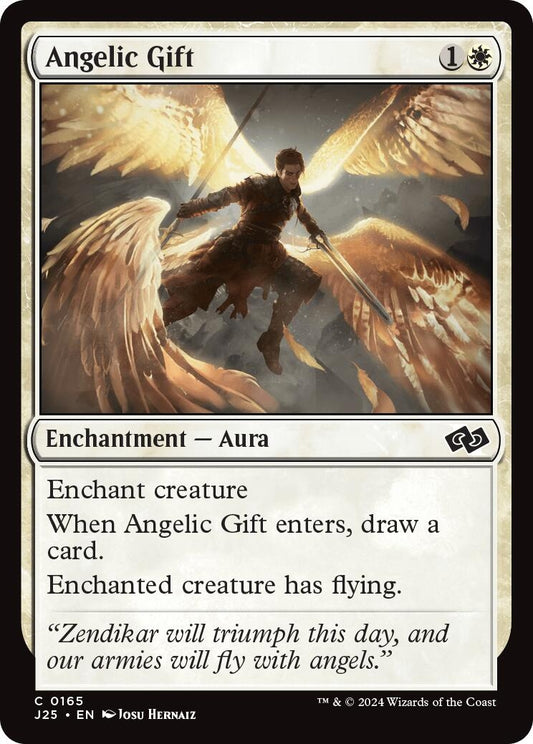 Image for Angelic Gift (165) (Foundations Jumpstart) - Magic: The Gathering