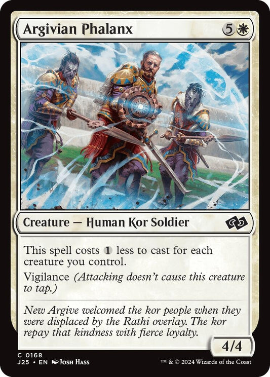 Image for Argivian Phalanx (168) (Foundations Jumpstart) - Magic: The Gathering