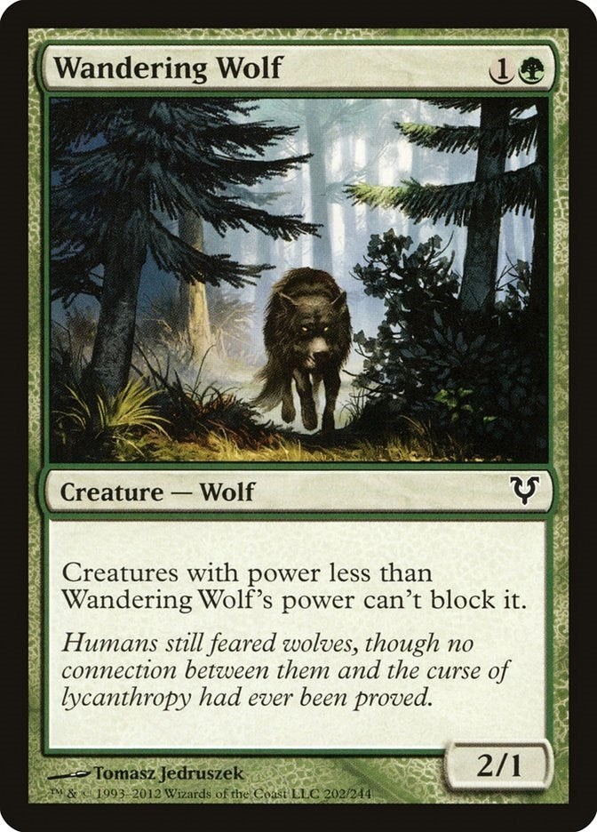 Image for Wandering Wolf (202) (Avacyn Restored) - Magic: The Gathering