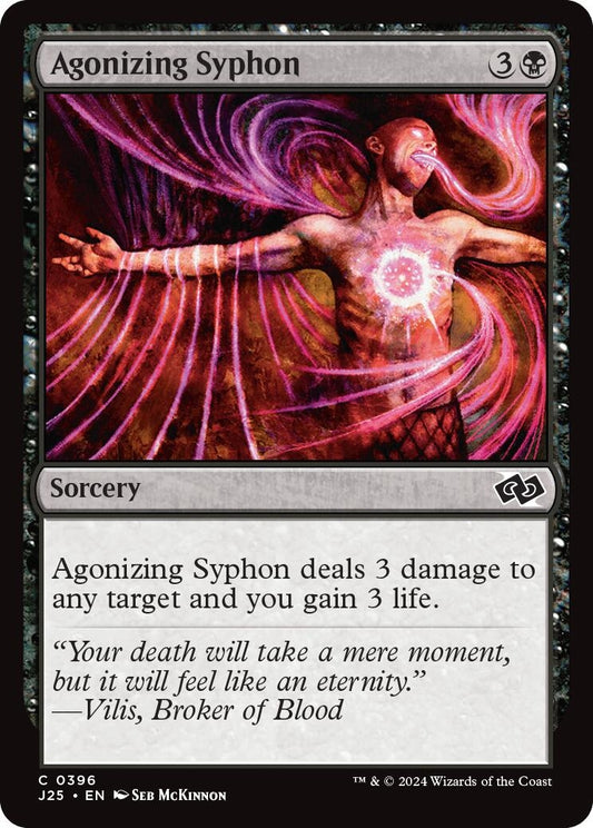 Image for Agonizing Syphon (396) (Foundations Jumpstart) - Magic: The Gathering