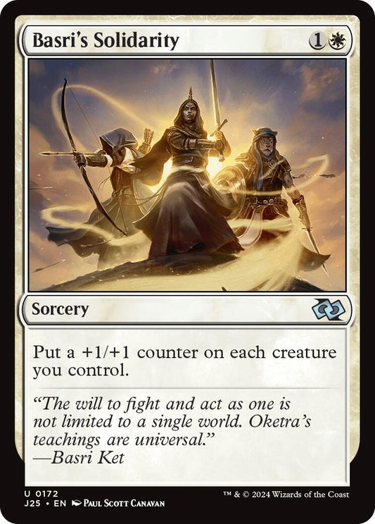 Image for Basri's Solidarity (172) (Foundations Jumpstart) - Magic: The Gathering