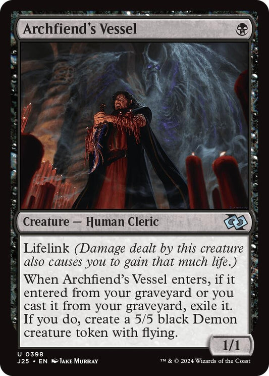 Image for Archfiend's Vessel (398) (Foundations Jumpstart) - Magic: The Gathering