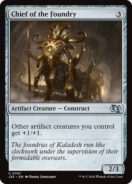 Image for Chief of the Foundry (747) (Foundations Jumpstart) - Magic: The Gathering