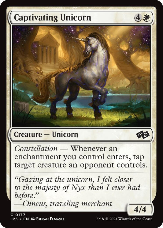 Image for Captivating Unicorn (177) (Foundations Jumpstart) - Magic: The Gathering
