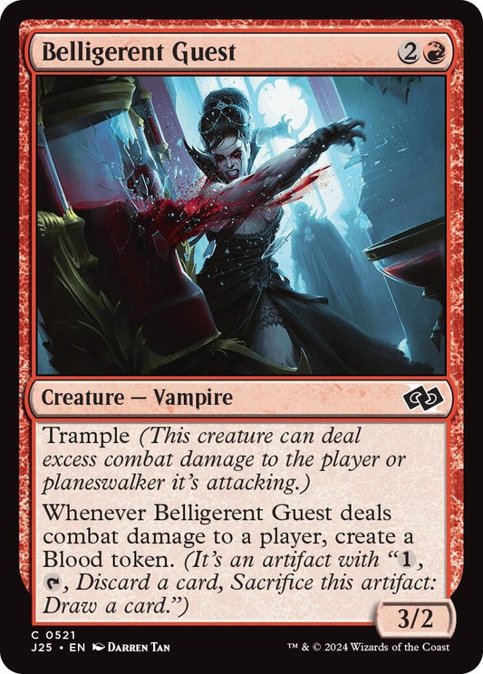 Image for Belligerent Guest (521) (Foundations Jumpstart) - Magic: The Gathering
