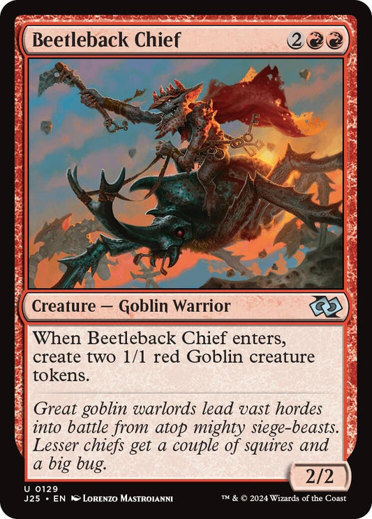 Image for Beetleback Chief (129) (Foundations Jumpstart) - Magic: The Gathering