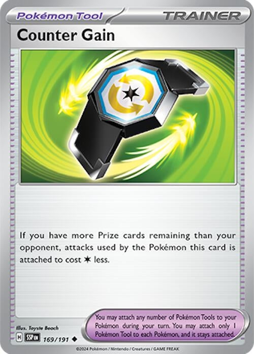 Image for Counter Gain (169/191) (SV08: Surging Sparks) - Pokemon