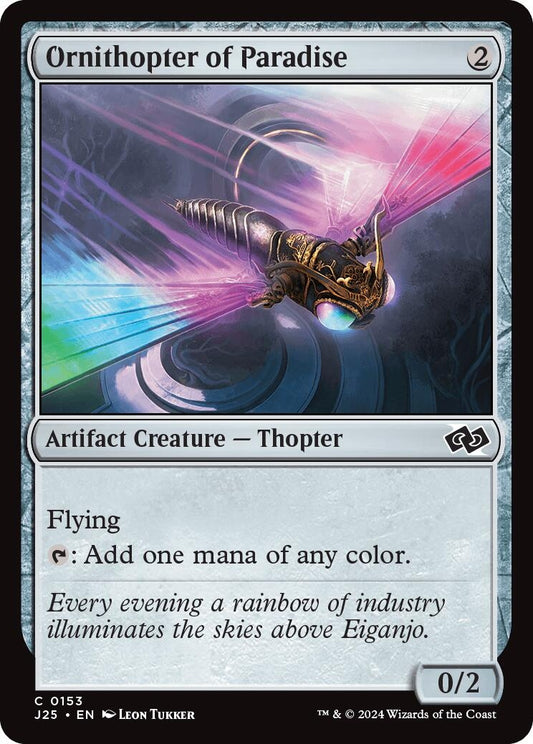 Image for Ornithopter of Paradise (153) (Foundations Jumpstart) - Magic: The Gathering