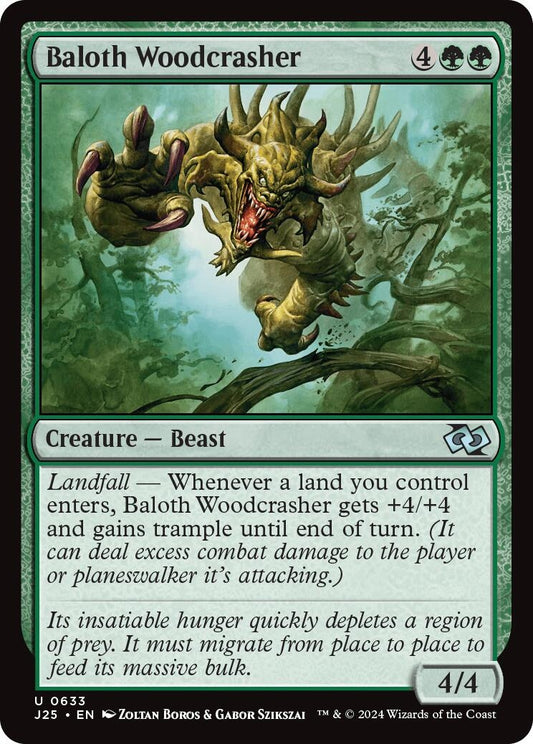 Image for Baloth Woodcrasher (633) (Foundations Jumpstart) - Magic: The Gathering