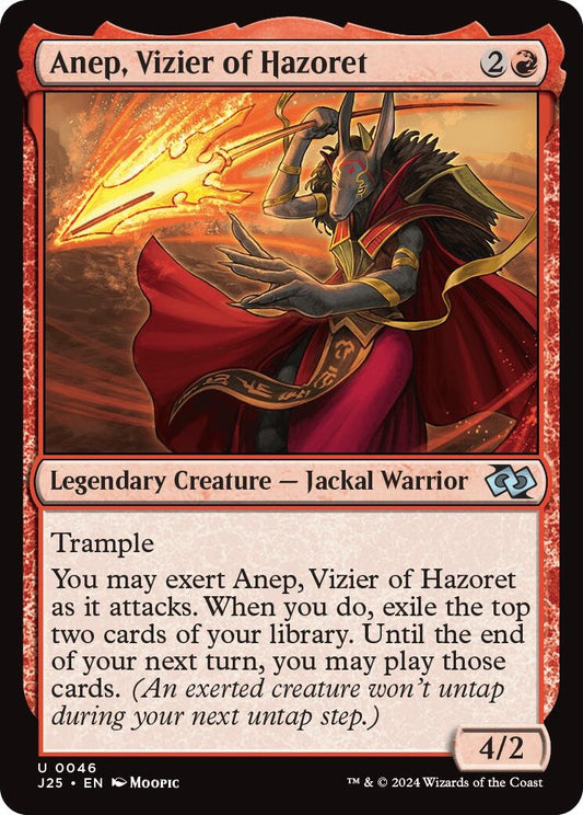 Image for Anep, Vizier of Hazoret (Anime) (46) (Foundations Jumpstart) - Magic: The Gathering