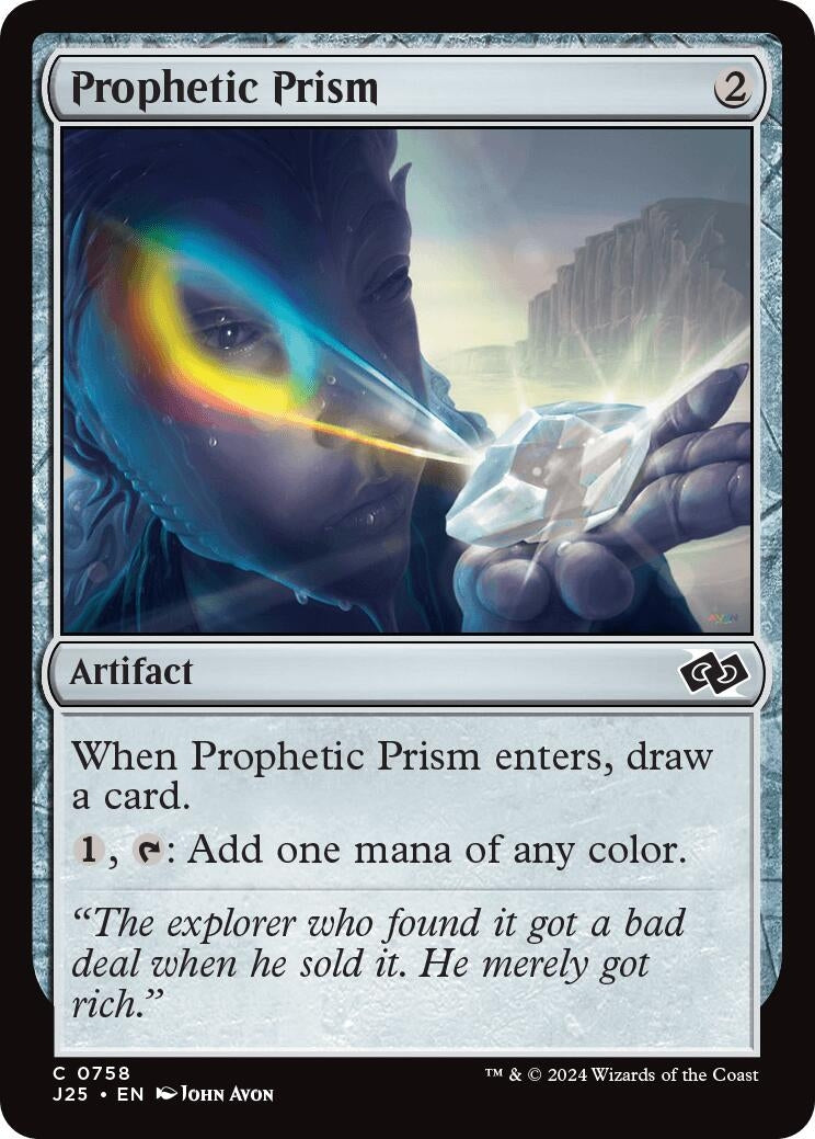 Image for Prophetic Prism (758) (Foundations Jumpstart) - Magic: The Gathering