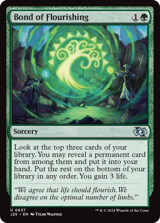 Image for Bond of Flourishing (637) (Foundations Jumpstart) - Magic: The Gathering