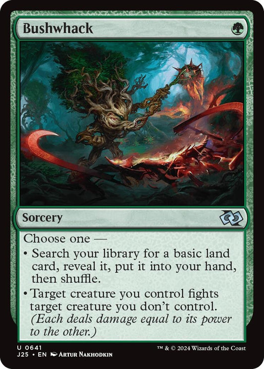 Image for Bushwhack (641) (Foundations Jumpstart) - Magic: The Gathering