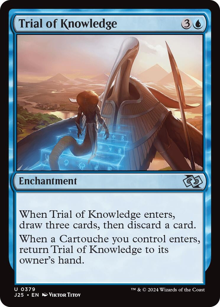 Image for Trial of Knowledge (379) (Foundations Jumpstart) - Magic: The Gathering