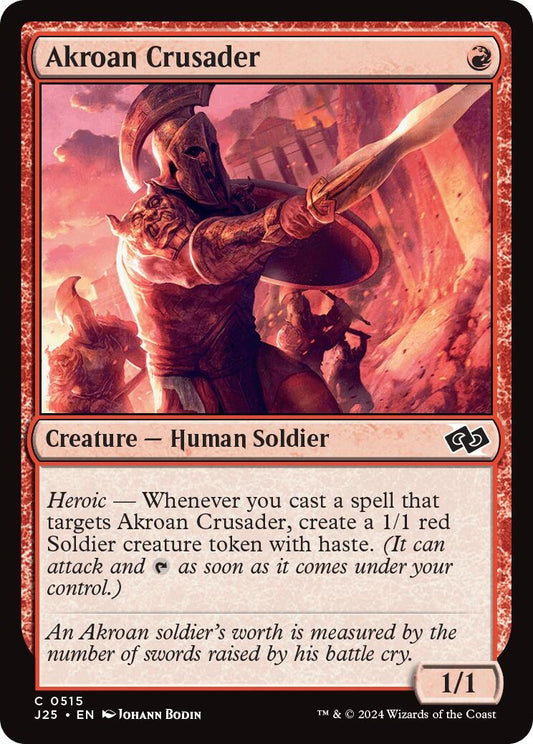 Image for Akroan Crusader (515) (Foundations Jumpstart) - Magic: The Gathering