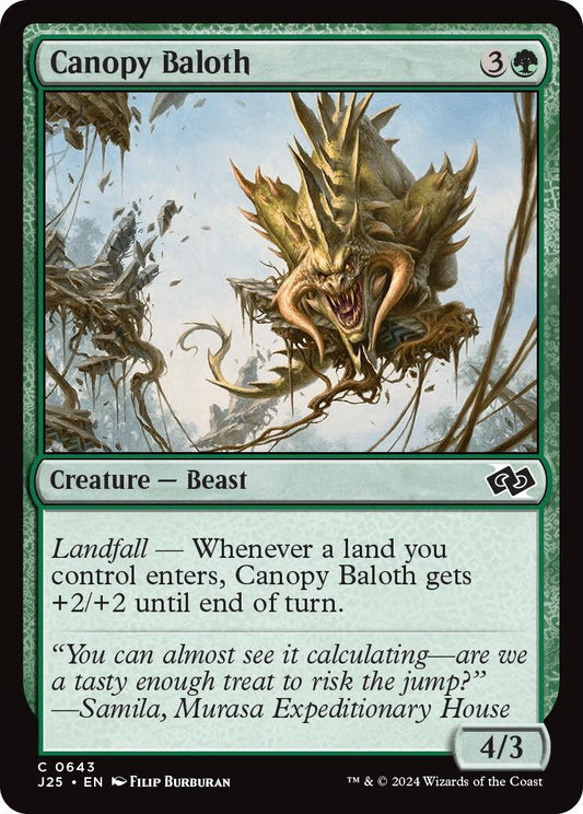 Image for Canopy Baloth (643) (Foundations Jumpstart) - Magic: The Gathering