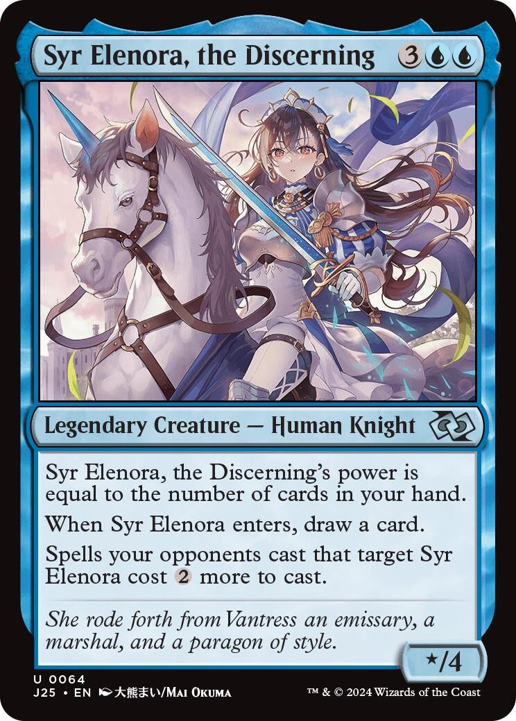 Image for Syr Elenora, the Discerning (Anime) (64) (Foundations Jumpstart) - Magic: The Gathering