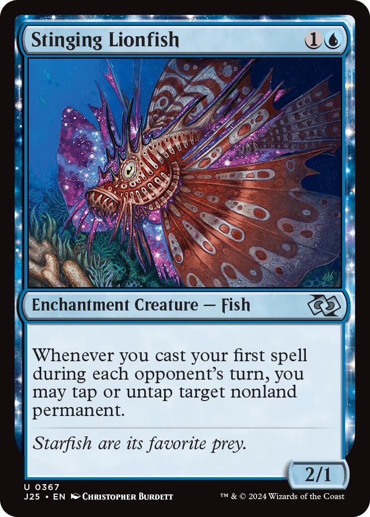 Image for Stinging Lionfish (367) (Foundations Jumpstart) - Magic: The Gathering